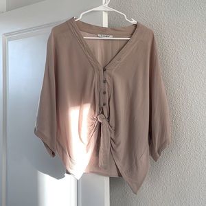 Olivaceous • Maeve Tie Shirt